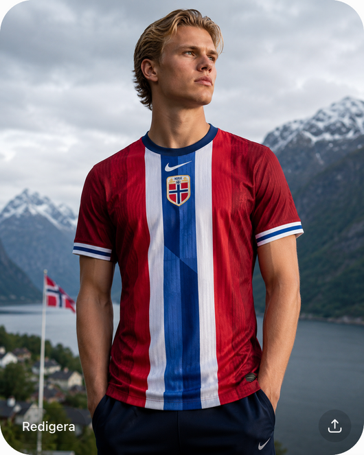 norge fotbollströja