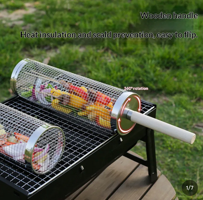 Rullande Grill Korg